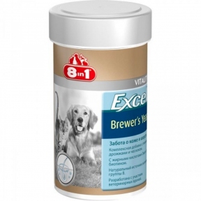 8 in 1 Brewers Yeast — Бреверс) - вітаміни для собак і котів для вовни