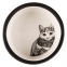 Миска керамічна Zentangle для котів 0,3 л / 12 см біла / чорна 25120 0
