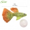 Рыбка силиконовая Гуппи 7.5 см CL0020 2