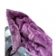 Дисней светоотражающая куртка для собак DogLove серая подклад фиолетовый 5
