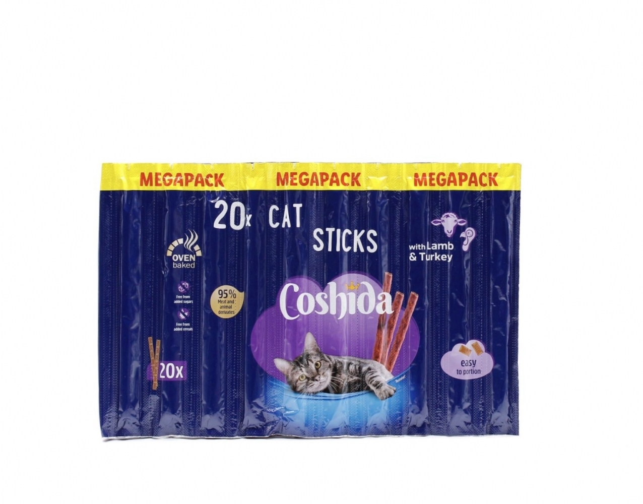 Ласощі для котів Палички Coshida, блістер 20 шт 