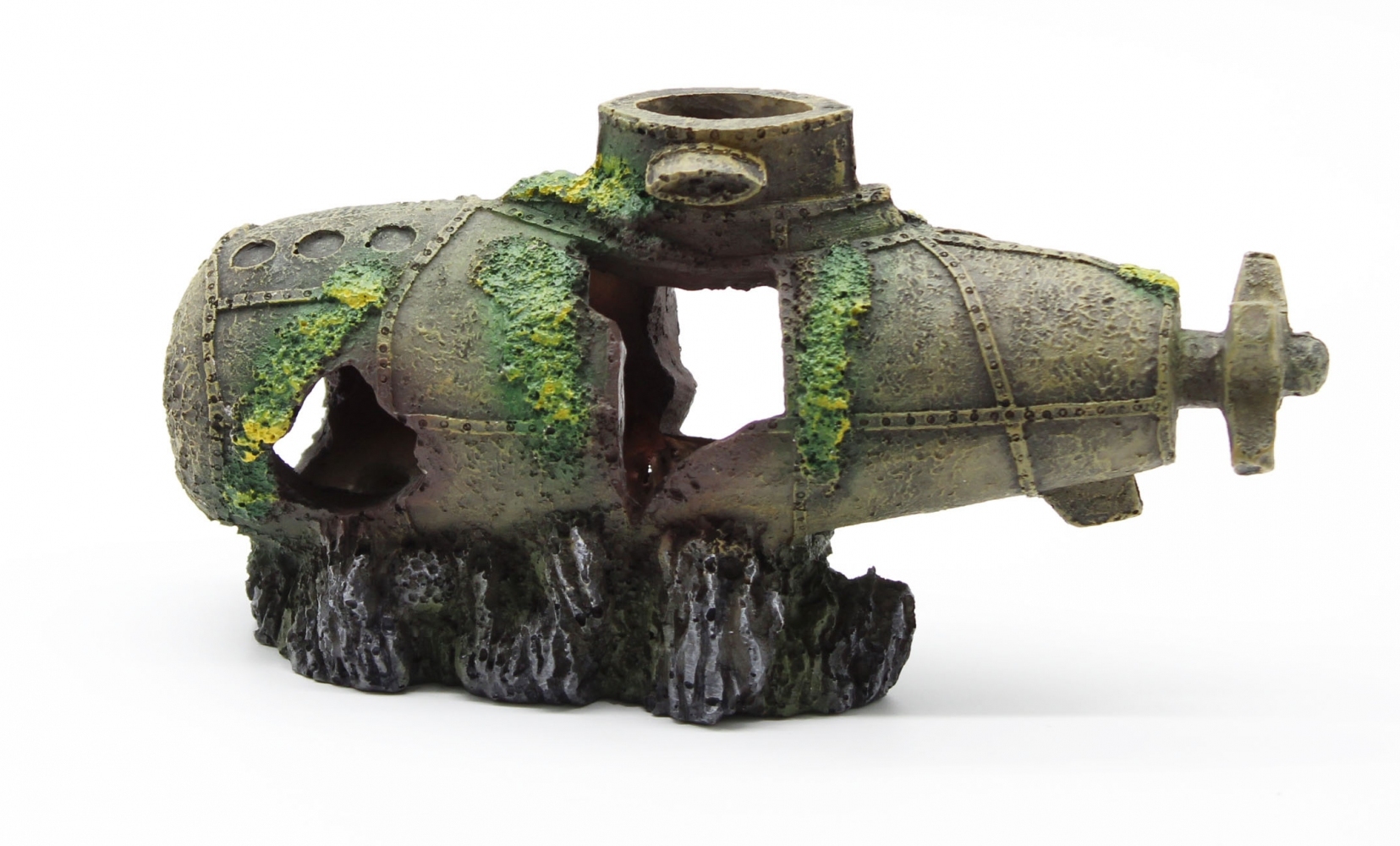 Подводная лодка для аквариума, 19×6×10 см