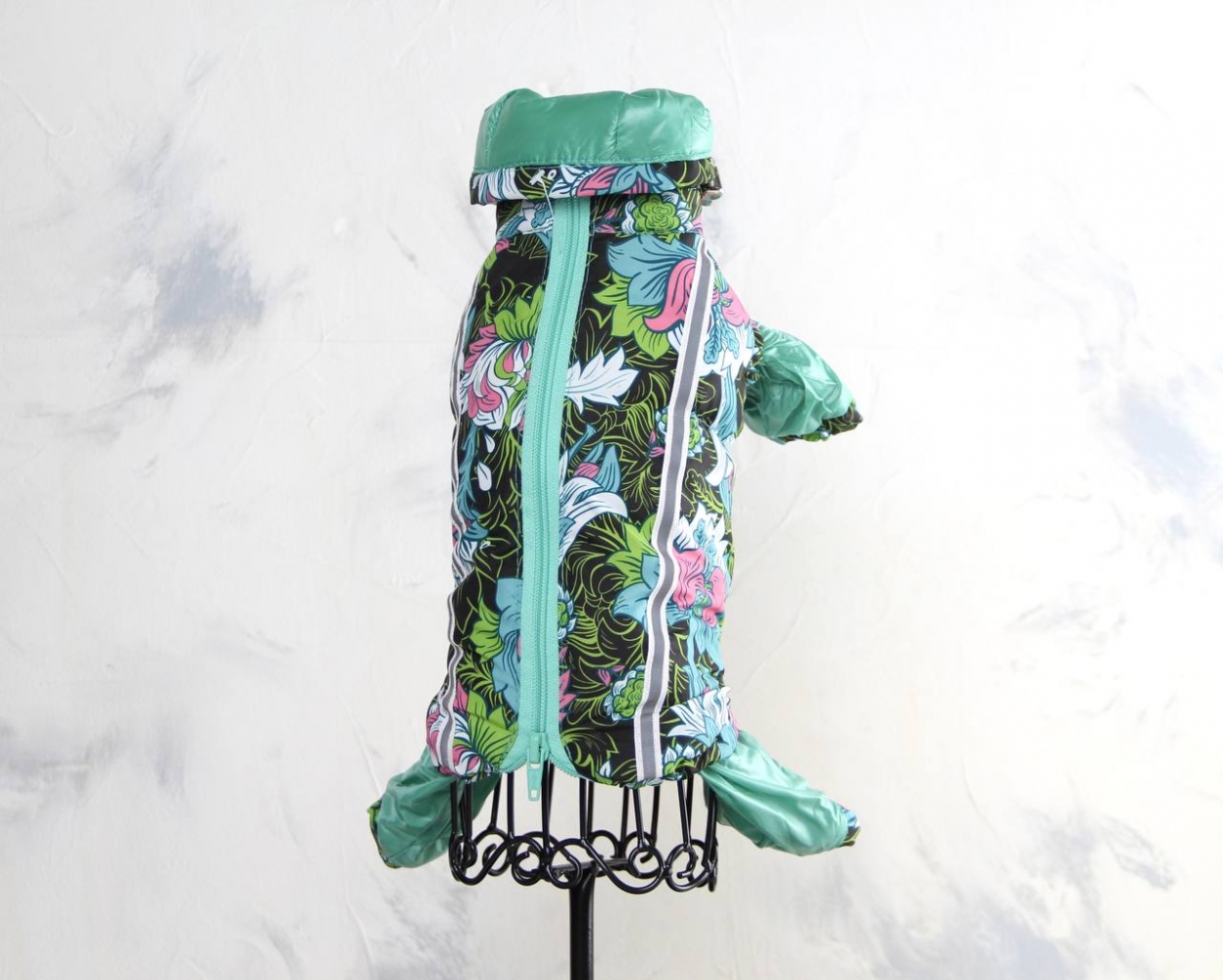 Набір Фрезія жилет силікон + комбінезон велсофт зелений (дівчинка)