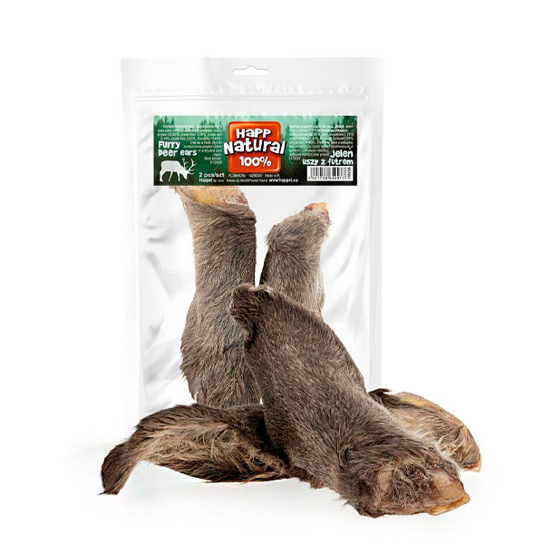 Ушки оленьи с мехом, 2 шт