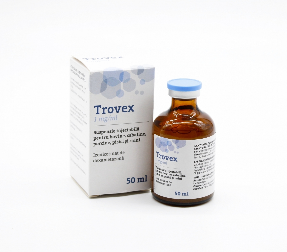 Инъекционный раствор Trovex для животных, 50 мл