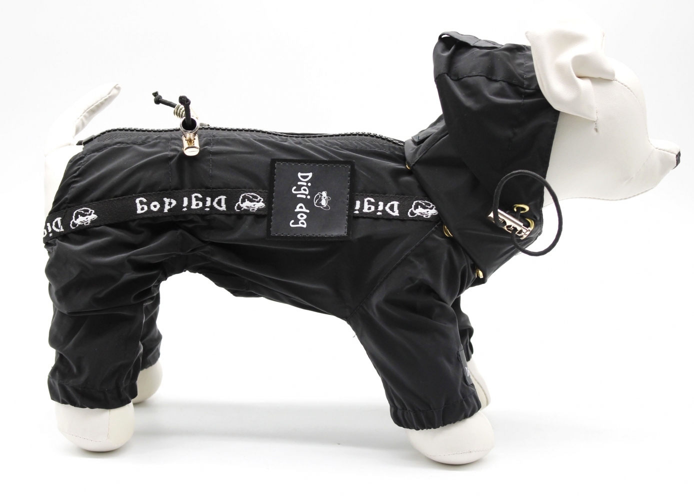 Дощовик Digi dog чорний, XXS