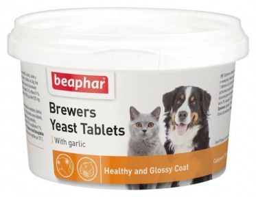 Витамины Beafar Brewers Yeast Бреверс для собак Дрожжи с чесноком 250 тб.