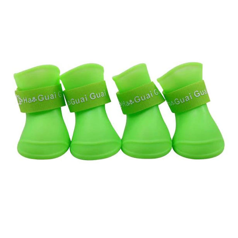 Ботинки для собак силиконовые Салатовые