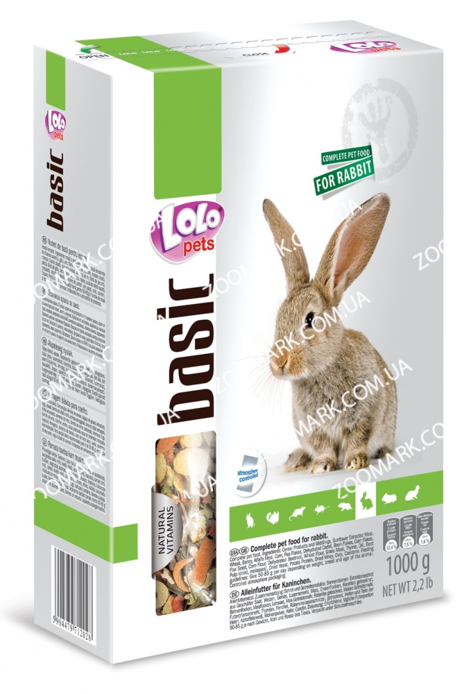 Корм для кролика Lolo Pets