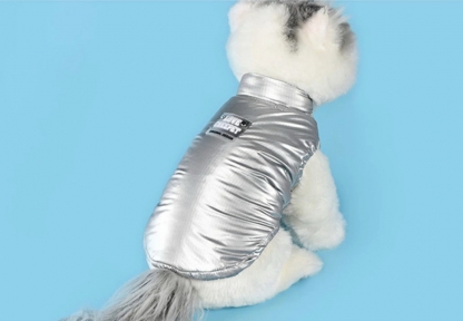 Жилет Перламутр серебристый