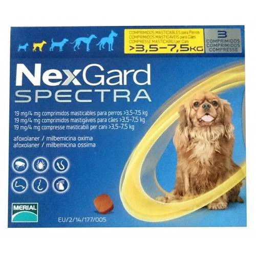 Nexgard Spectra (Нексгард Спектра) - таблетки для собак от блох и клещей