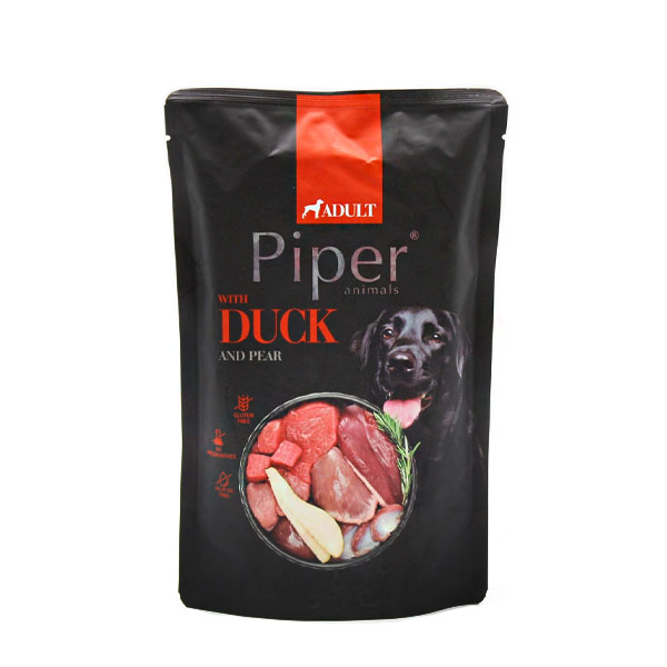 Консерва DN Piper Dog з качкою та грушею, 500 г 