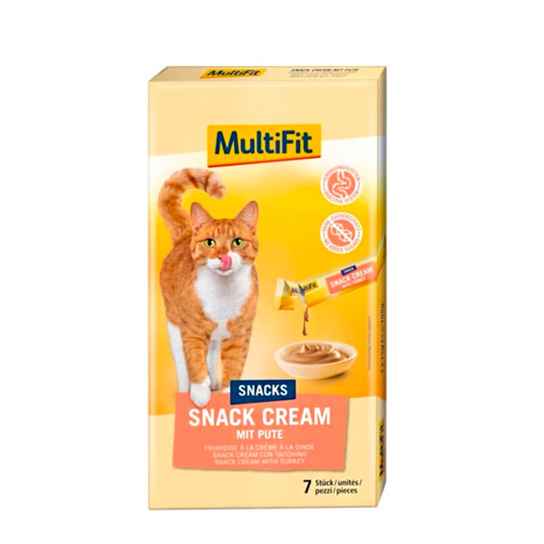 Сливочное лакомство MultiFit с индейкой, 7х15 г
