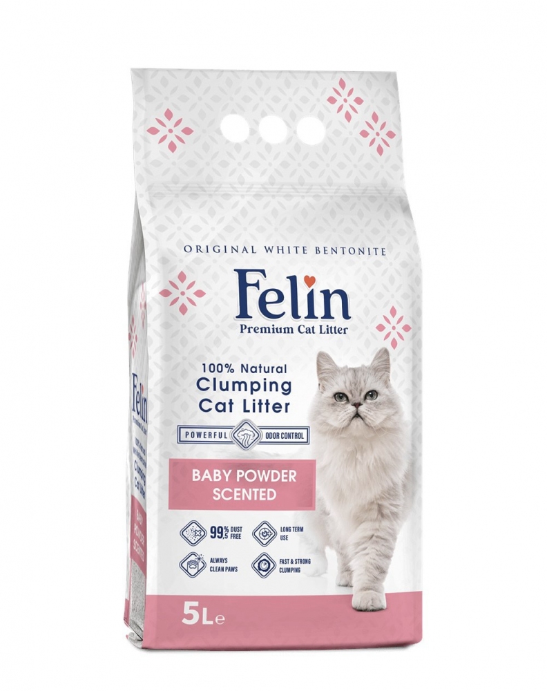 Felin наполнитель для кошек пудра