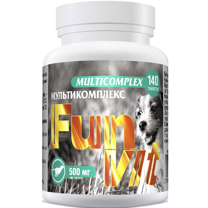 Витамины FunVit Multicomplex - мультивитамины для собак