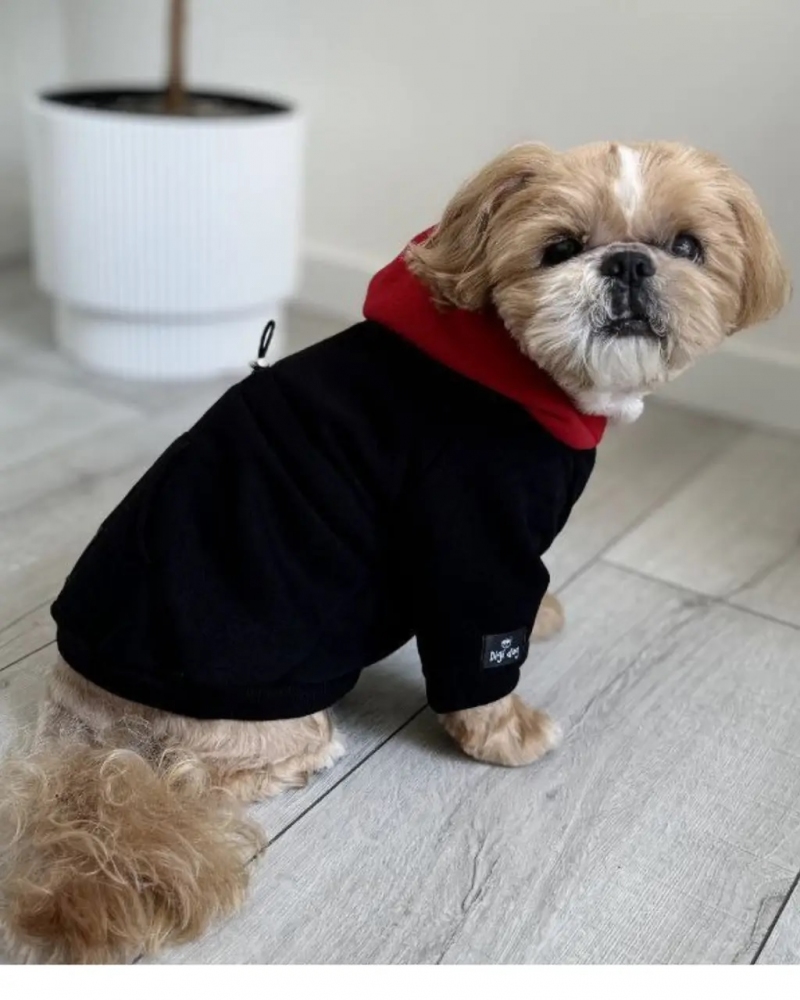 Худи карман Red Black