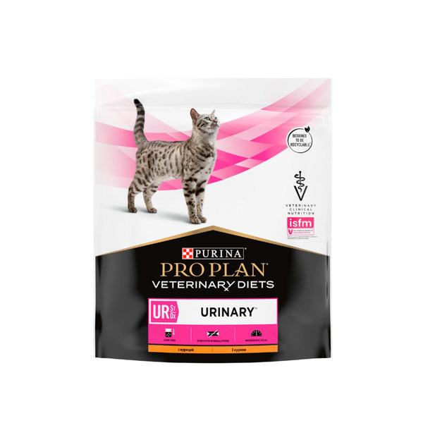 PRO PLAN Veterinary Diets UR Urinary сухой корм для кошек при заболеваниях мочевыводящих путей