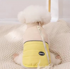 Жилет Dadagou на блискавці жовтий, XXL