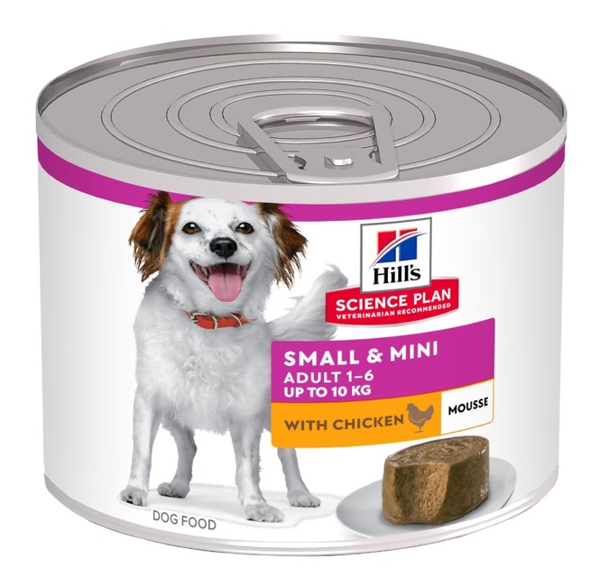 Вологий корм для собак Hill's Science Plan Mousse Adult Small & Mini Chicken для малих та міні порід з куркою, 200 г