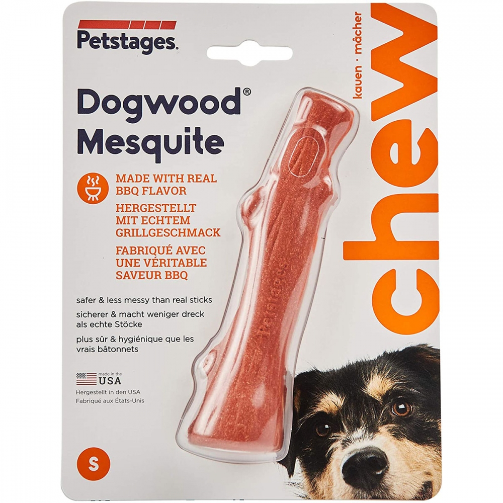 Игрушка для собак Petstages Mesquite Dogwood Red ветка с ароматом барбекю маленькая, Красная. 