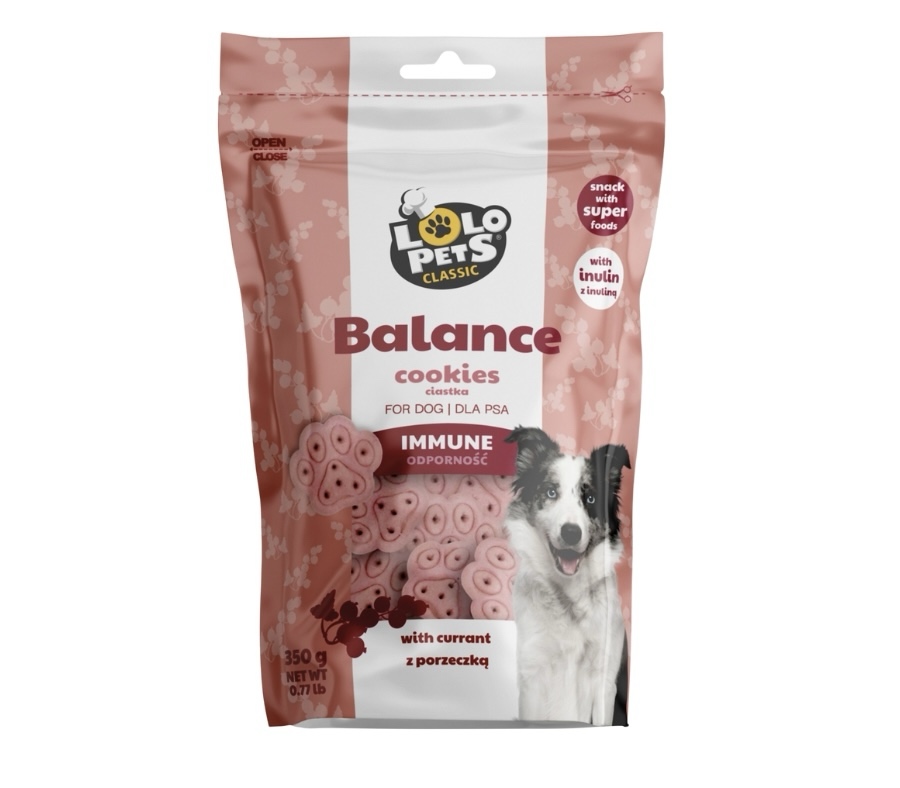 Лакомство для собак Lolopets Immune для поддержки иммунитета, бисквит, 350 г