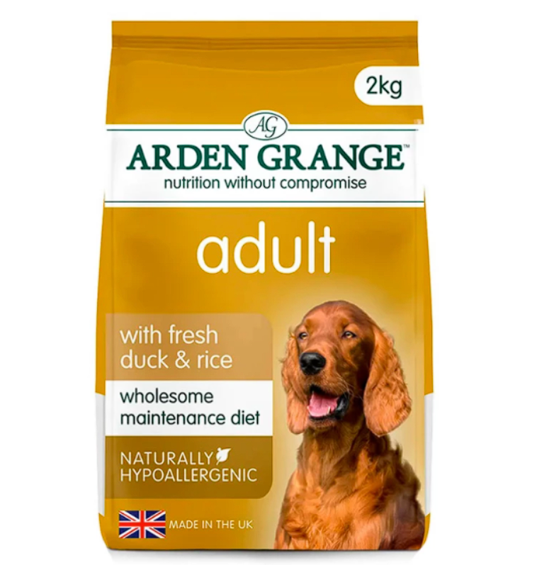  Сухой корм Arden Grange Duck & Rice Adult для собак, с уткой и рисом, 2 кг