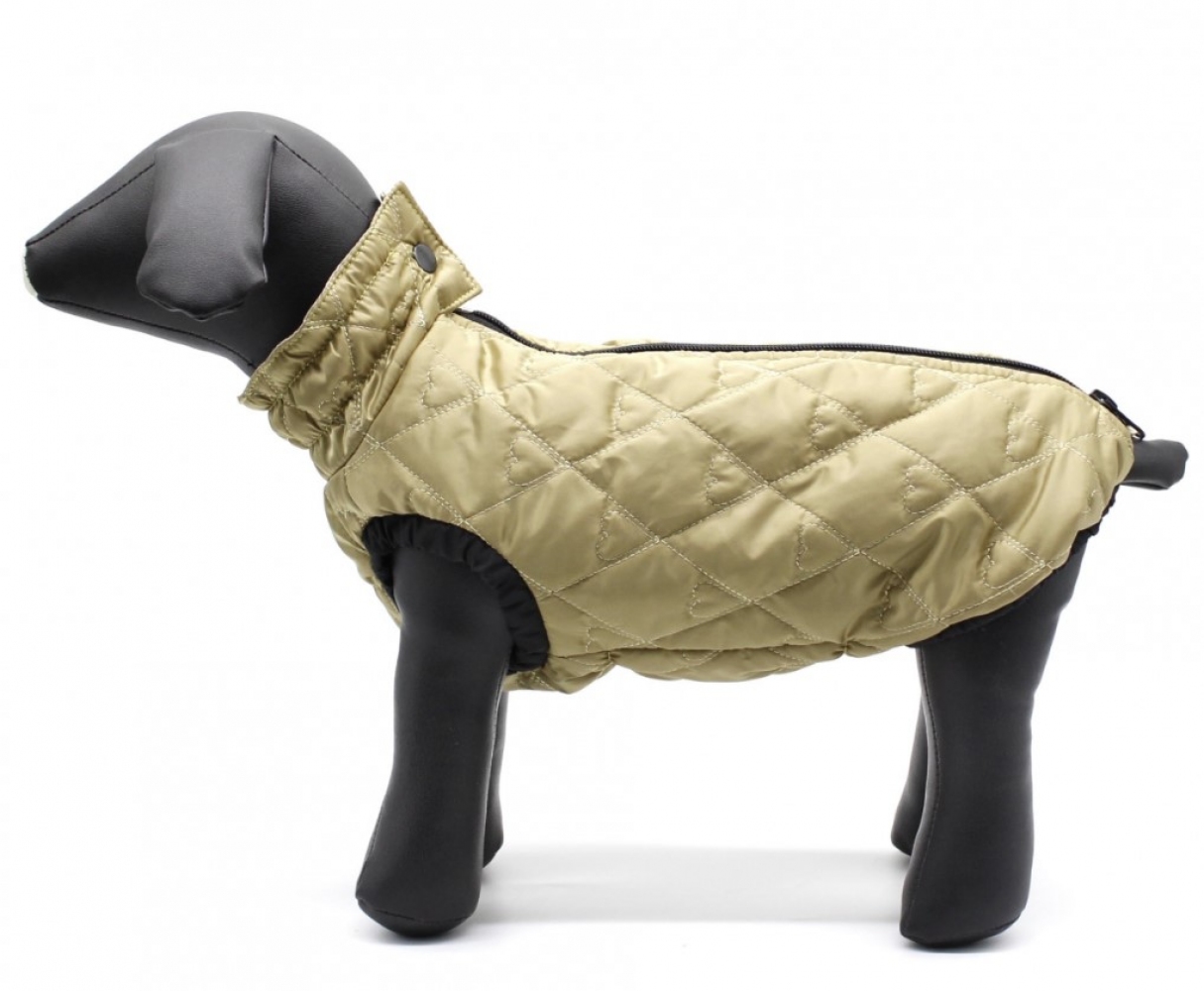 Жилет Альфа стеганая плащевка золото (девочка)