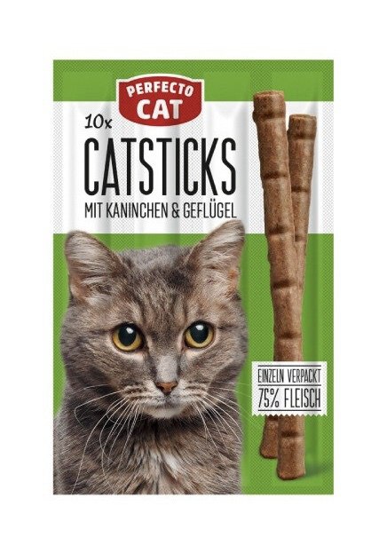 Палочки Perfecto Cat курица\кролик 10 шт