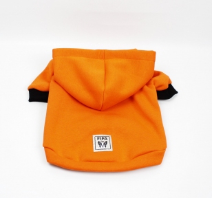 Худи French Orange для французких бульдогов оранжевый