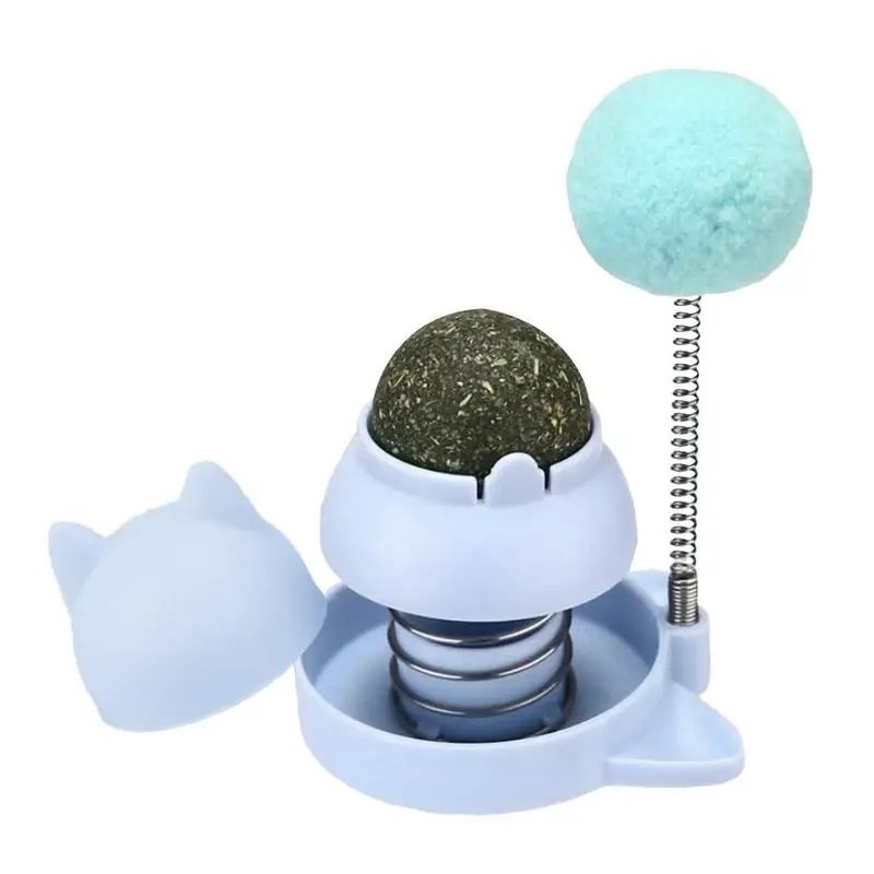 Іграшка для котів з мататабі Лізун з помпоном