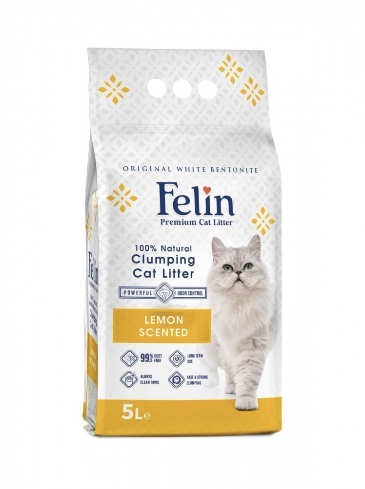 Наповнювач бентонітовий FELIN 5 л (4,4 кг)