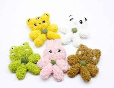 Зверушки с мататаби разноцветные, 12 см