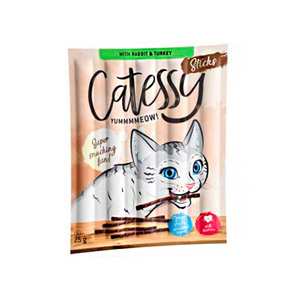Палички Catessy для котів з кроликом, 10 шт