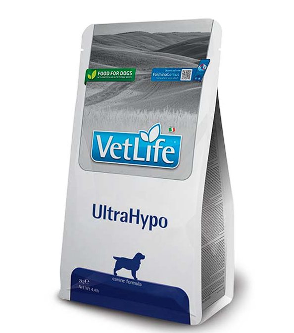 Сухий корм Farmina Vet Life UltraHypo для собак при харчовій алергії, гіпоалергенний, 2 кг  