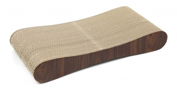 Вісімка дряпка картонна №1, венге темний