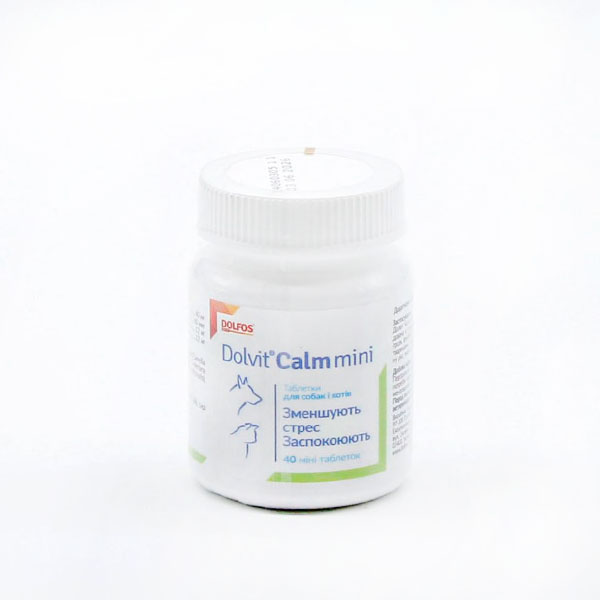 Dolvit Calm mini Долфос Калм міні для собак і котів 40 тб