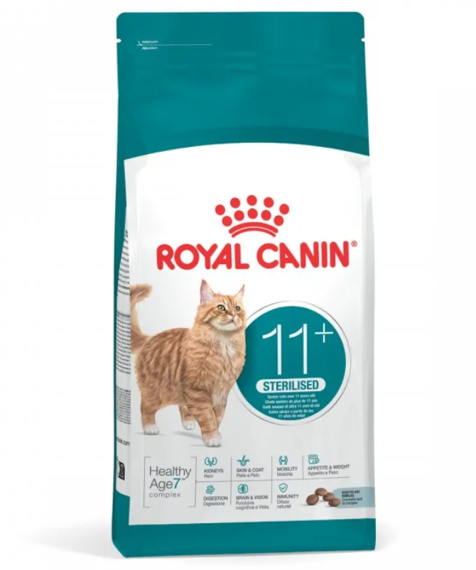 Royal Canin Ageing 11+ Sterilised сухий корм для стерилізованих кішок від 11 років, 2 кг