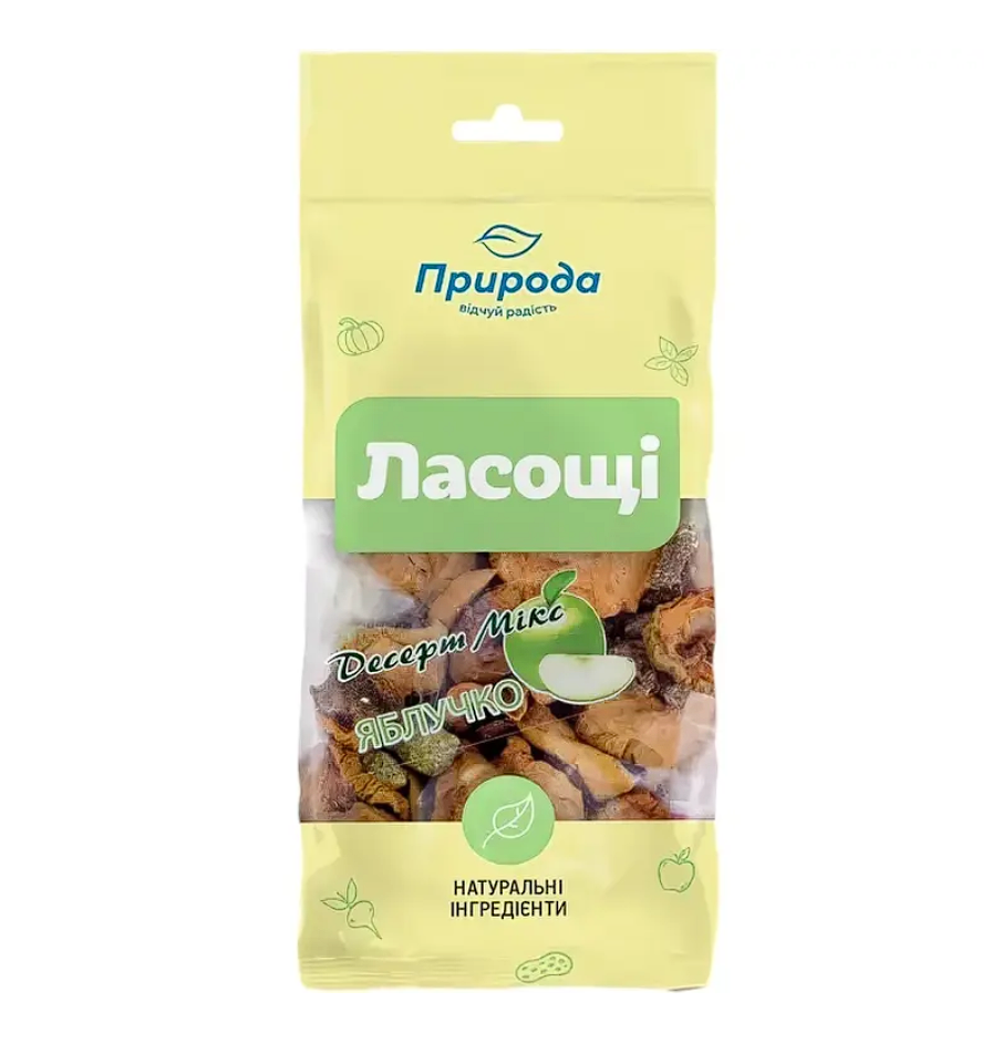 Лакомство для грызунов Фиеста десерт микс яблоко 50 г