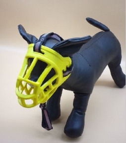 Намордник резиновый светоотражающая полоса №1 глубина 75см/диаметр 18-21см