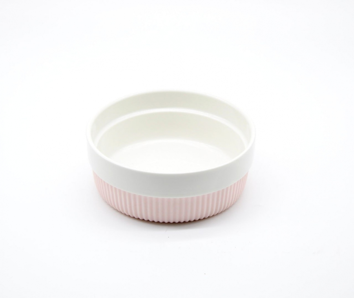 Керамическая миска в резиновом чехле, 750 мл