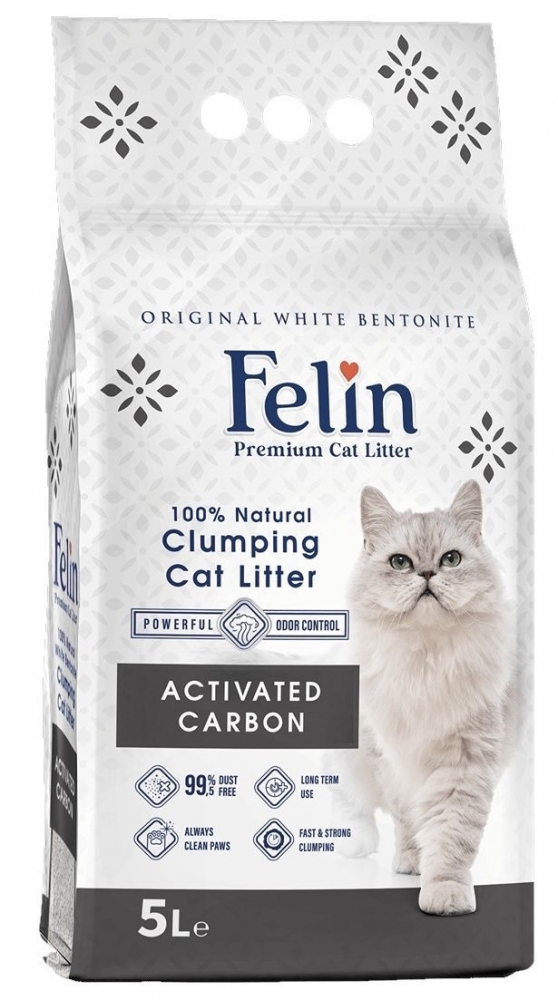 Наполнитель бентонитовый FELIN 5 л (4,4 кг)