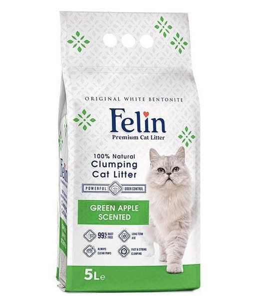 Felin наповнювач для кішок зелене яблуко