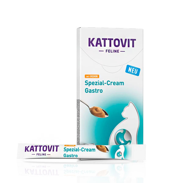 Кремовое лакомство Kattovit Gastro Cream с курицей, 6х15 г