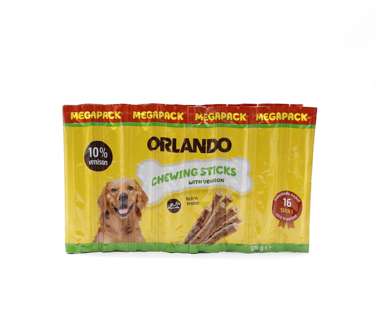 Ласощі для собак, палички ORLANDO DOG MEGAPACK, 16 шт по 11 г