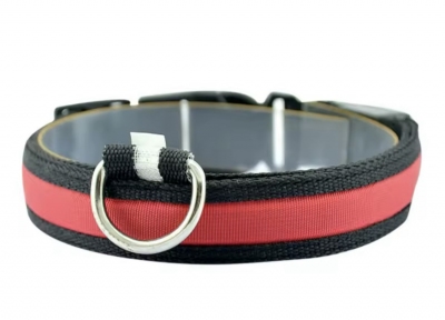 Нашийник USB нейлон M 2,5 см. 37-46 см.