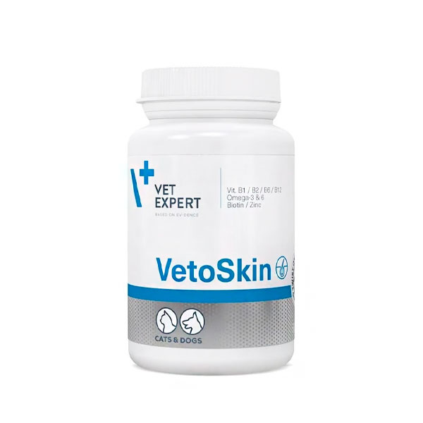 VetExpert VetoSkin Препарат для здоровья кожи и шерсти, 60 шт