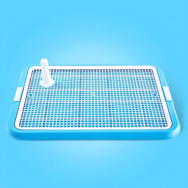 Туалет для собак під пелюшку блакитний, 65х48х3 см