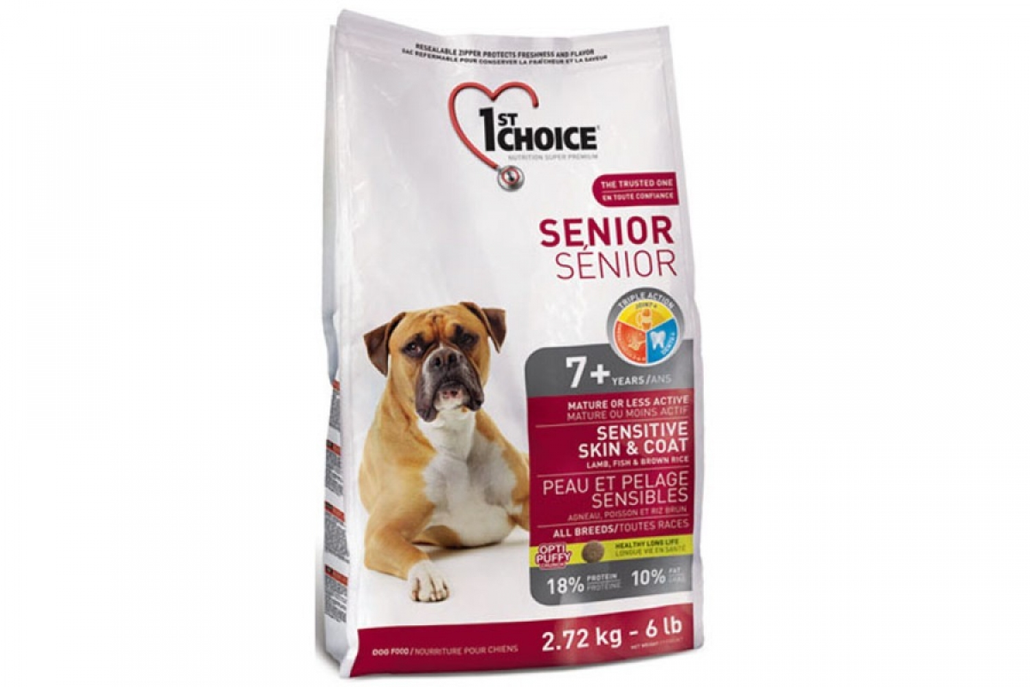 1st Choice Senior для собак старше 8 лет с ягненком и рыбой