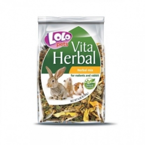 Lolopets корм herbal  для грызунов смесь лекарственными травами 40г  74104