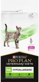 АКЦИЯ Pro Plan Veterinary Diets HA Hypoallergenic сухой корм при пищевой аллергии для кошек 1,3 кг